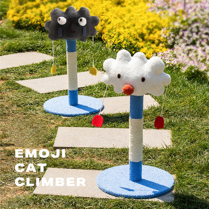 Cute emoticon cat scratching post toy cat tree-Cat Trees-PEROZ Accessories