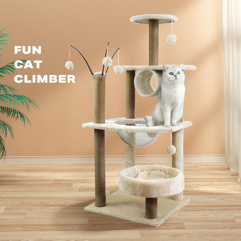 Cat Tree Scratching Post Scratcher Tower Condo House Furniture Bed Stand-Cat Trees-PEROZ Accessories