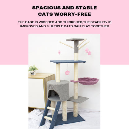 Cat Tree Tower Scratching Post House Bed-Cat Trees-PEROZ Accessories