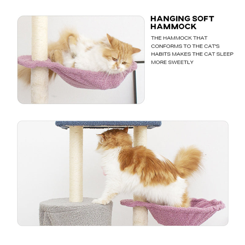Cat Tree Tower Scratching Post House Bed-Cat Trees-PEROZ Accessories