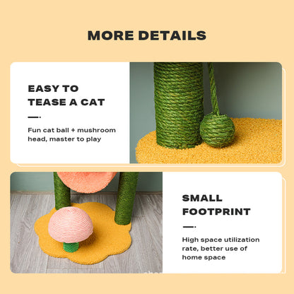 Sun flower cat climbing frame cat scratching post toy-Pet Care &gt; Cat Supplies-PEROZ Accessories