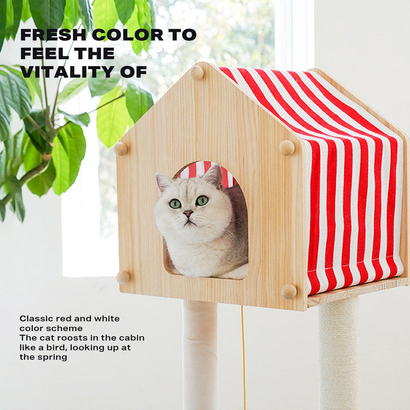 Farm cat climbing frame cat litter cat scratching post cat tree-Pet Care &gt; Cat Supplies-PEROZ Accessories