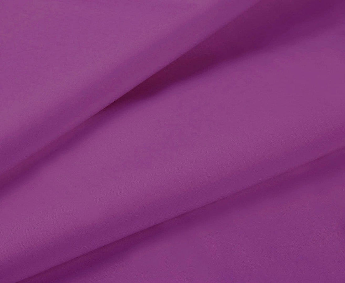 1000TC Ultra Soft Fitted Sheet &amp; 2 Pillowcases Set - Double Size Bed - Purple-Home &amp; Garden &gt; Bedding-PEROZ Accessories