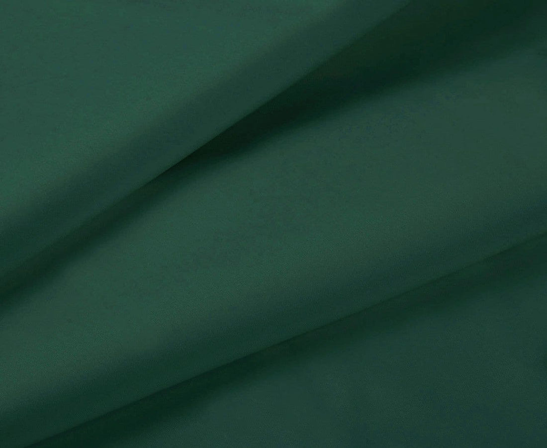1000TC Ultra Soft Fitted Sheet &amp; 2 Pillowcases Set - Double Size Bed - Dark Green-Home &amp; Garden &gt; Bedding-PEROZ Accessories