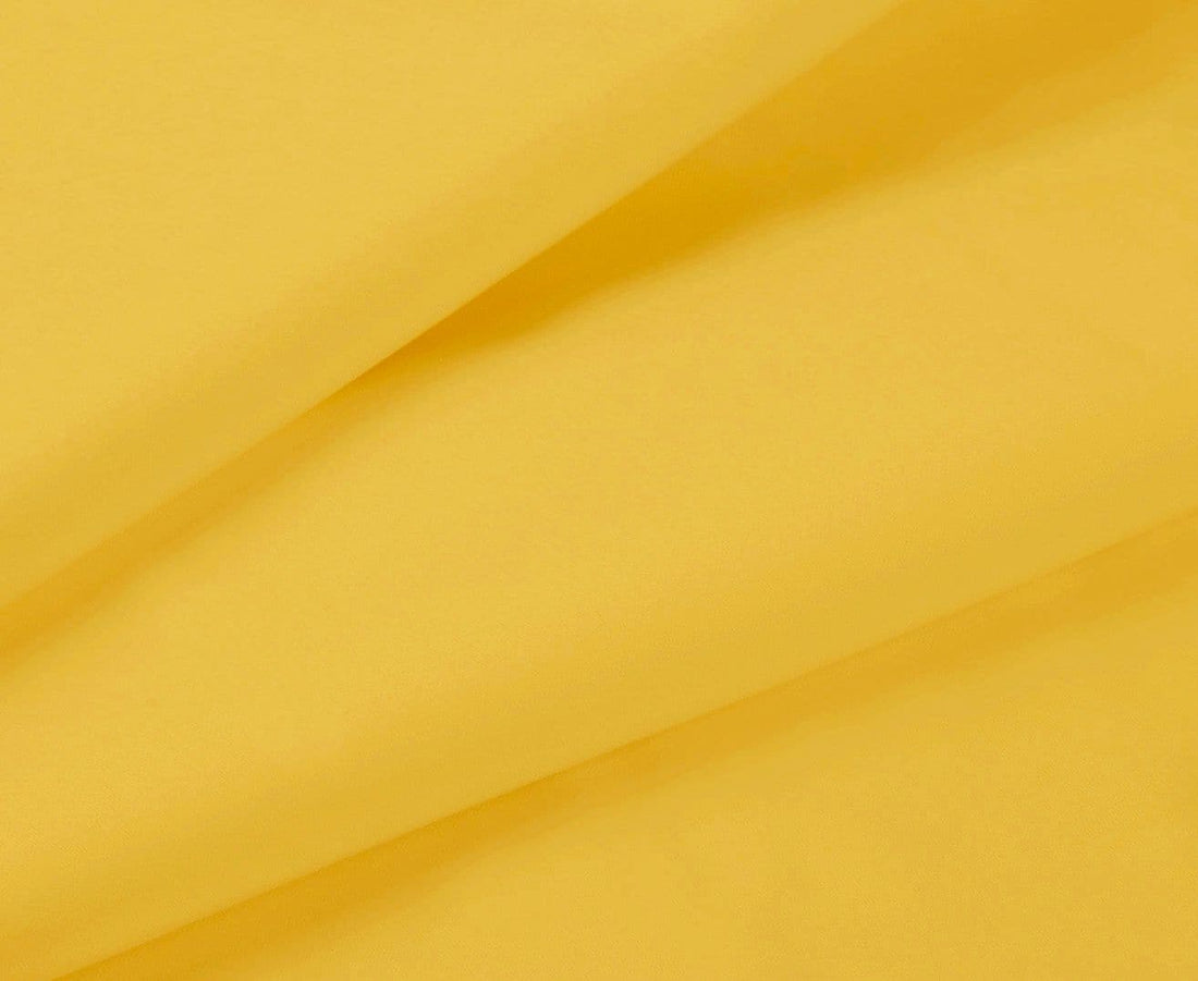 1000TC Ultra Soft Fitted Sheet &amp; 2 Pillowcases Set - Double Size Bed - Yellow-Home &amp; Garden &gt; Bedding-PEROZ Accessories