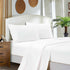 1000TC Ultra Soft Double Size Bed White Flat & Fitted Sheet Set-Home & Garden > Bedding-PEROZ Accessories