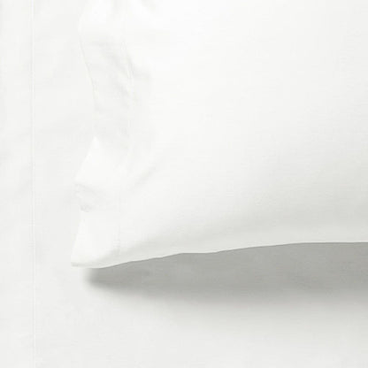 1000TC Ultra Soft Fitted Sheet &amp; 2 Pillowcases Set - King Size Bed - White-Home &amp; Garden &gt; Bedding-PEROZ Accessories
