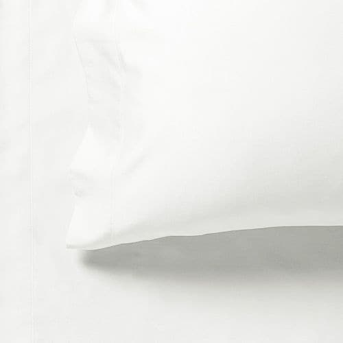 1000TC Ultra Soft Single Size Bed White Flat &amp; Fitted Sheet Set-Home &amp; Garden &gt; Bedding-PEROZ Accessories