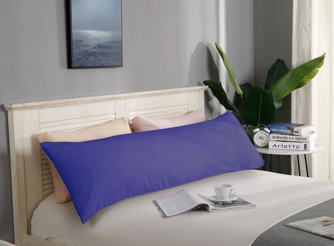 1000TC Premium Ultra Soft Body Pillowcase - Royal Blue-Home &amp; Garden &gt; Bedding-PEROZ Accessories