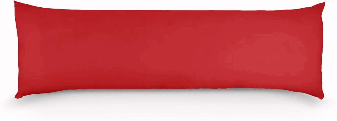 1000TC Premium Ultra Soft Body Pillowcase - Red-Home &amp; Garden &gt; Bedding-PEROZ Accessories