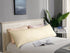 1000TC Premium Ultra Soft Body Pillowcase - Yellow Cream-Home & Garden > Bedding-PEROZ Accessories