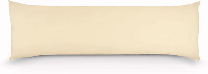 1000TC Premium Ultra Soft Body Pillowcase - Yellow Cream-Home &amp; Garden &gt; Bedding-PEROZ Accessories