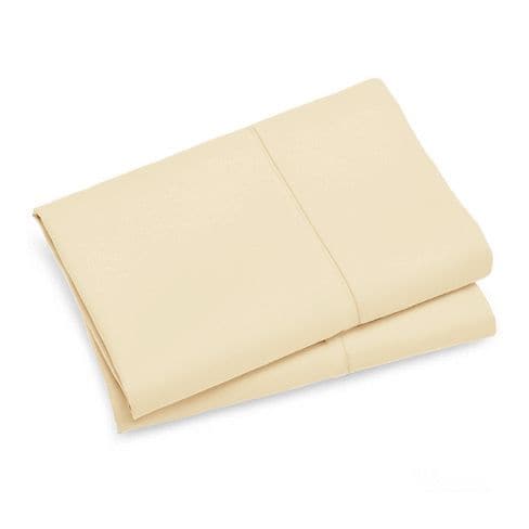 1000TC Premium Ultra Soft King size Pillowcases 2-Pack - Yellow Cream-Home &amp; Garden &gt; Bedding-PEROZ Accessories