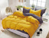 1000TC Reversible Queen Size Yellow and Grey Duvet Doona Quilt Cover Set-Home & Garden > Bedding-PEROZ Accessories