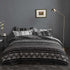 Hugo Reversible King Size Duvet Doona Quilt Cover Set-Home & Garden > Bedding-PEROZ Accessories