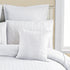1000TC Premium Ultra Soft Seersucker Cushion Covers - 2 Pack - White-Home & Garden > Bedding-PEROZ Accessories