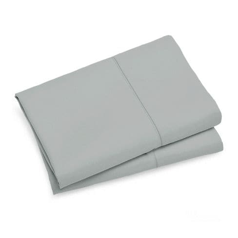 1000TC Premium Ultra Soft Queen size Pillowcases 2-Pack - Grey-Home &amp; Garden &gt; Bedding-PEROZ Accessories