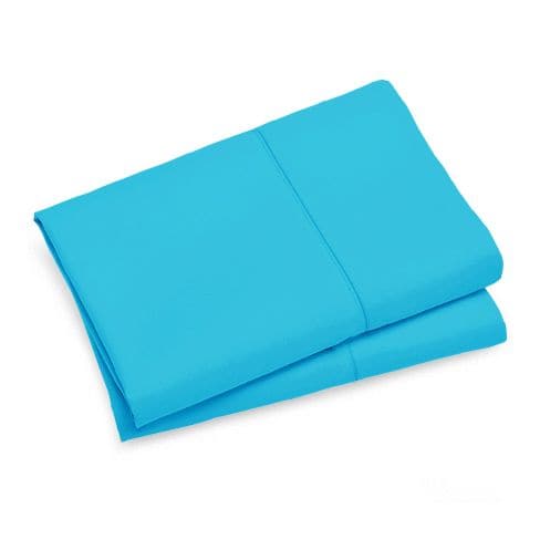 1000TC Premium Ultra Soft Standrad size Pillowcases 2-Pack - Light Blue-Home &amp; Garden &gt; Bedding-PEROZ Accessories