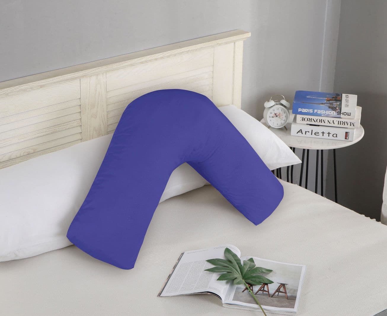 1000TC Premium Ultra Soft V SHAPE Pillowcase - Royal Blue-Home &amp; Garden &gt; Bedding-PEROZ Accessories