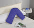 1000TC Premium Ultra Soft V SHAPE Pillowcase - Royal Blue-Home & Garden > Bedding-PEROZ Accessories