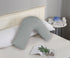 1000TC Premium Ultra Soft V SHAPE Pillowcase - Grey-Home & Garden > Bedding-PEROZ Accessories