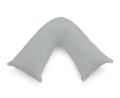 1000TC Premium Ultra Soft V SHAPE Pillowcase - Grey-Home &amp; Garden &gt; Bedding-PEROZ Accessories
