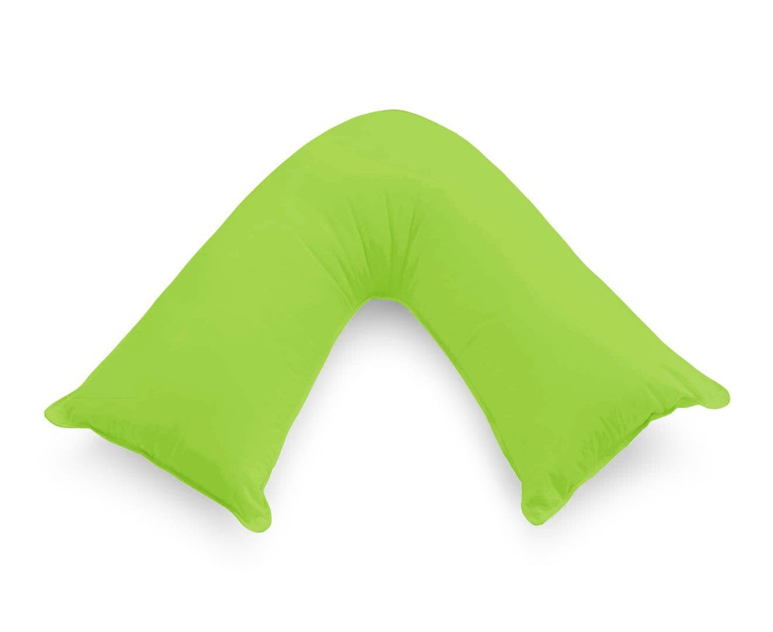 1000TC Premium Ultra Soft V SHAPE Pillowcase - Green-Home &amp; Garden &gt; Bedding-PEROZ Accessories