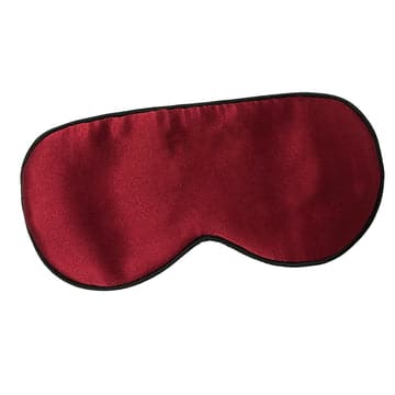 100 silk sleep eye mask for women men burgundy-Home &amp; Garden &gt; Bedding-PEROZ Accessories