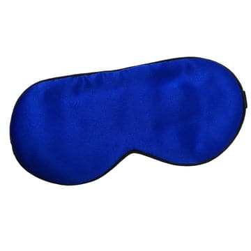100 silk sleep eye mask for women men royal blue-Home &amp; Garden &gt; Bedding-PEROZ Accessories