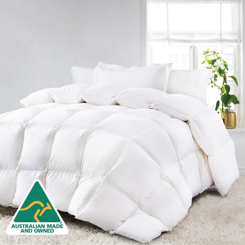 Luxor Ultra Warm Winter Microfibre Quilt 800GSM (Double) (Made in Aus)-Home &amp; Garden &gt; Bedding-PEROZ Accessories