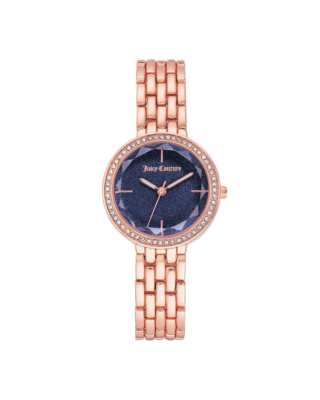 Rose Gold Fashion Quartz Watch with Rhinestone Facing One Size Women-Women&