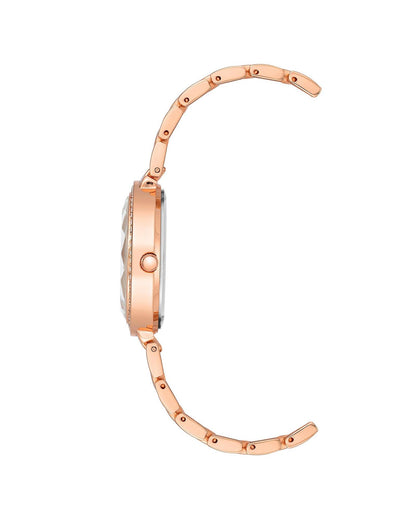 Rose Gold Fashion Watch with Quartz Movement One Size Women-Women&