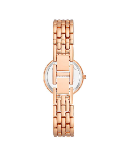 Rose Gold Fashion Watch with Quartz Movement One Size Women-Women&