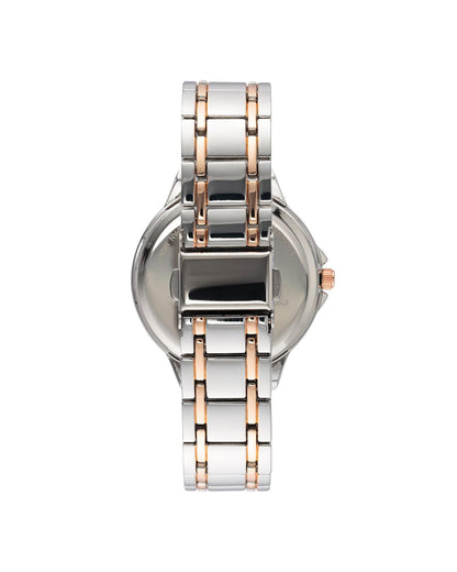 Silver Rhinestone Analog Fashion Watch One Size Women-Women&