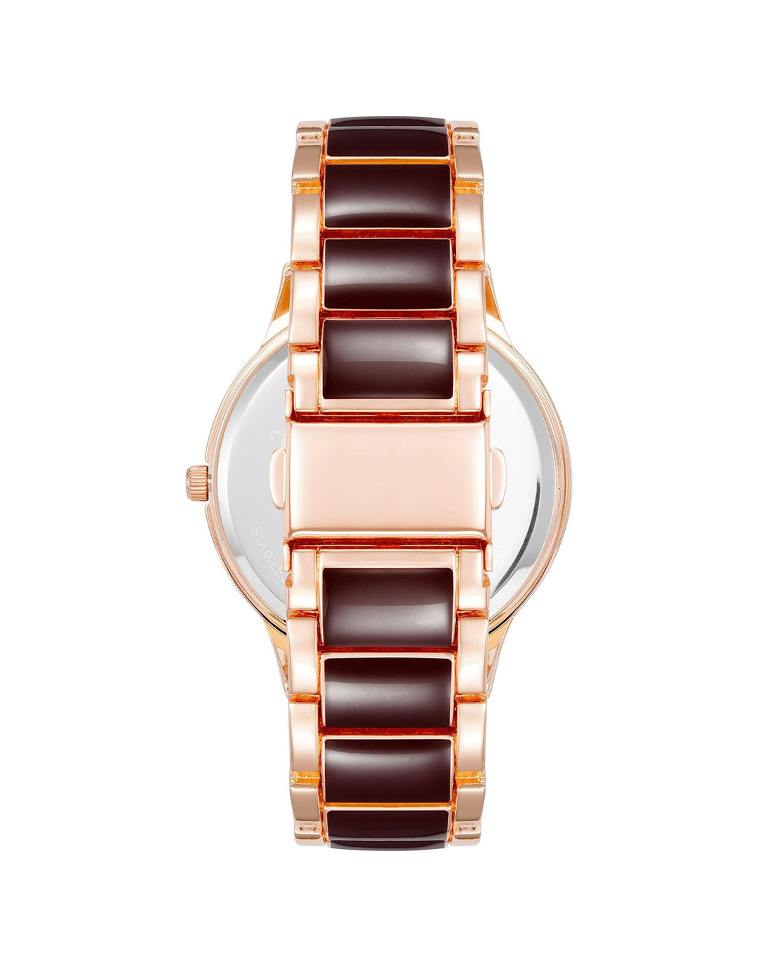 Rose Gold Analog Fashion Wristwatch One Size Women-Women&