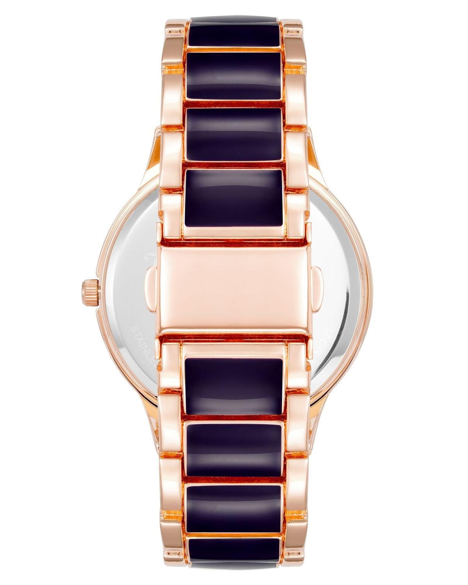 Rose Gold Analog Quartz Womens Fashion Watch One Size Women-Women&
