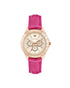 Rose Gold Fashion Analog Watch with Rhine Stone Facing One Size Women-Women&