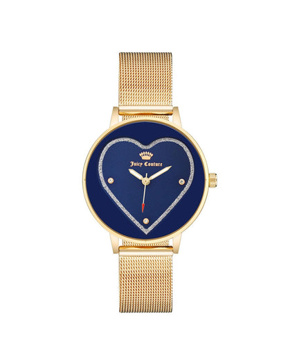 Rose Gold Fashion Analog Watch with Rhine Stone Facing One Size Women-Women&