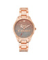 Rose Gold Fashion Quartz Analog Watch One Size Women-Women&