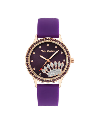Rose Gold Rhinestone Fashion Watch One Size Women-Women&