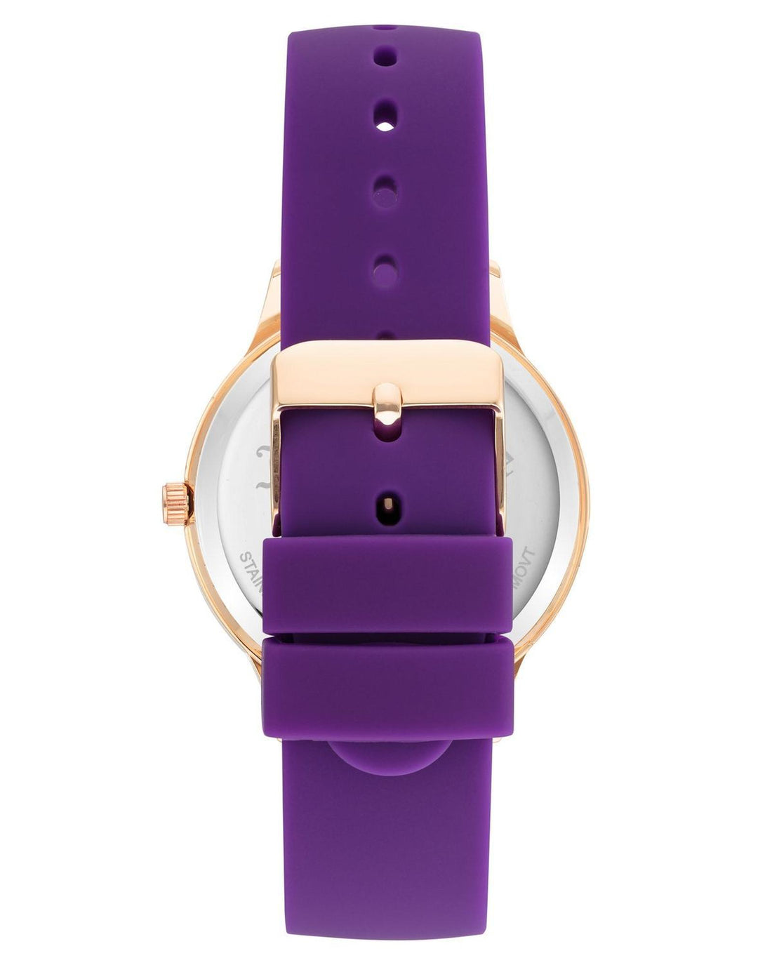 Rose Gold Rhinestone Fashion Watch One Size Women-Women&
