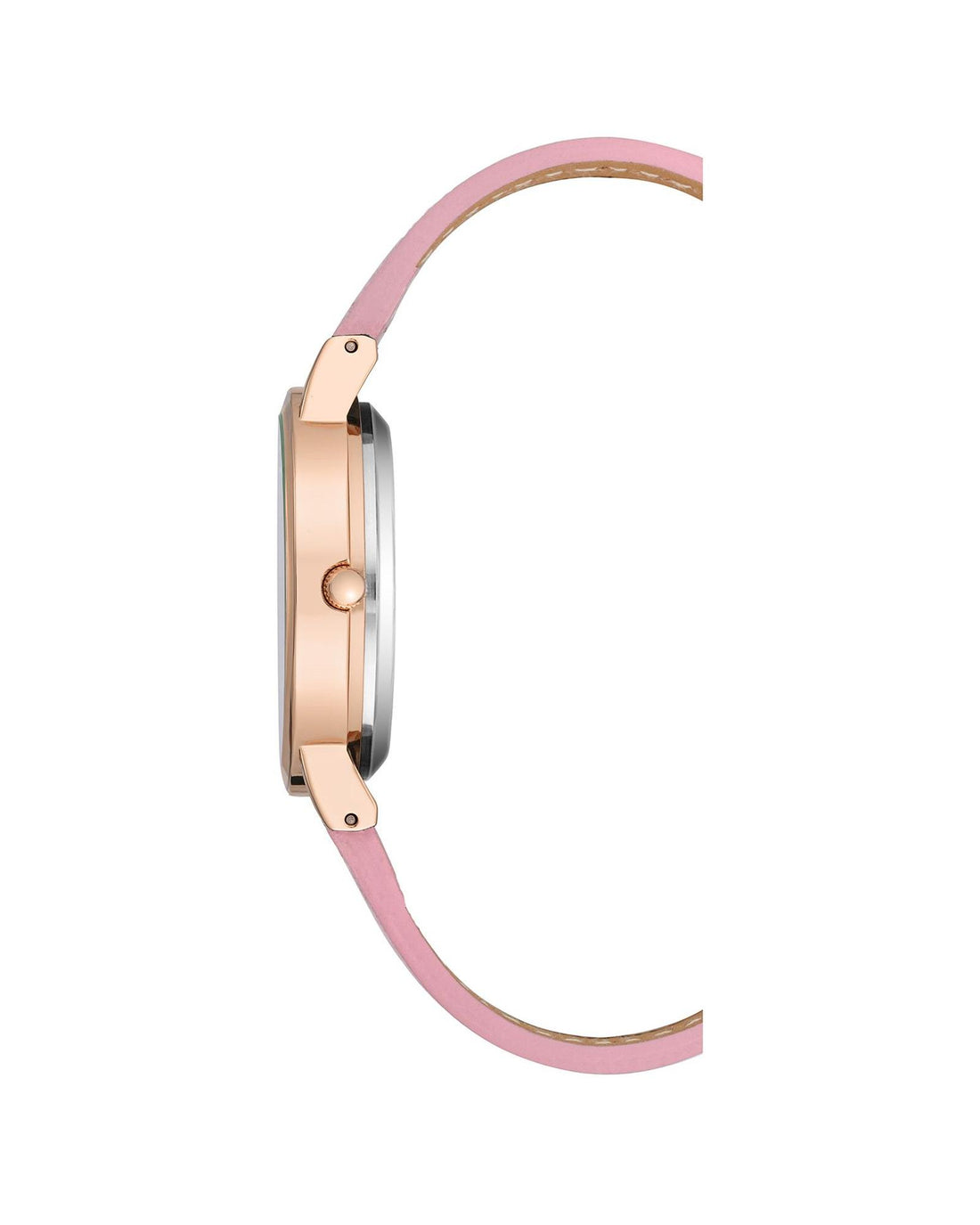 Rose Gold Fashion Analog Watch with Rhine Stone Detailing One Size Women-Women&