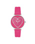 Silver Analog Fashion Watch with Rhine Stone Facing One Size Women-Women&