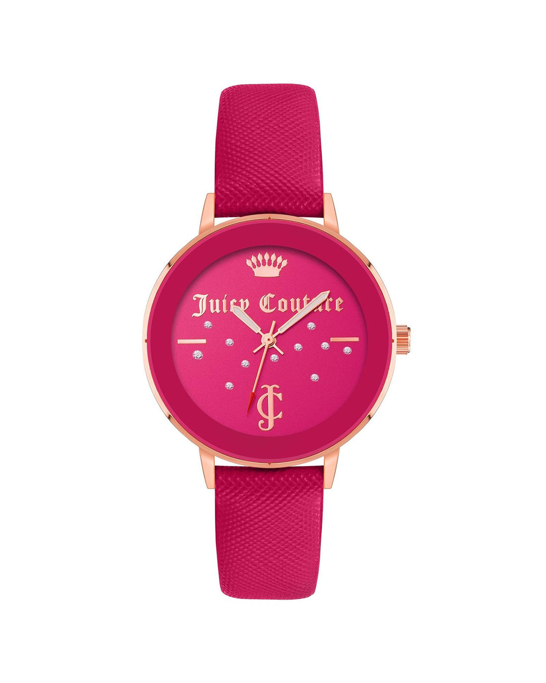 Rose Gold Fashion Analog Watch with Rhine Stone Facing One Size Women-Women&
