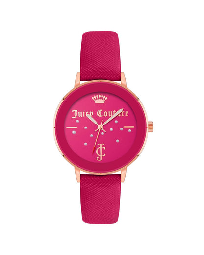 Rose Gold Fashion Analog Watch with Rhine Stone Facing One Size Women-Women&