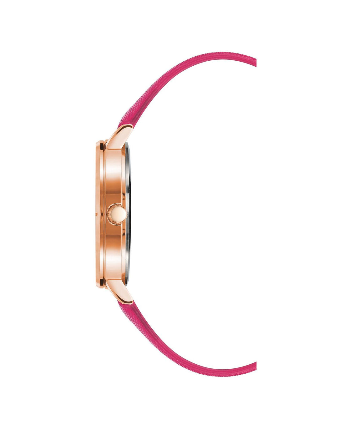 Rose Gold Fashion Analog Watch with Rhine Stone Facing One Size Women-Women&