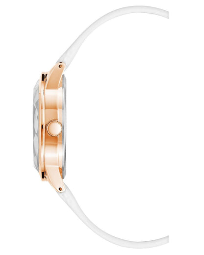 Rose Gold Analog Quartz Fashion Watch with Rhine Stone Facing One Size Women-Women&