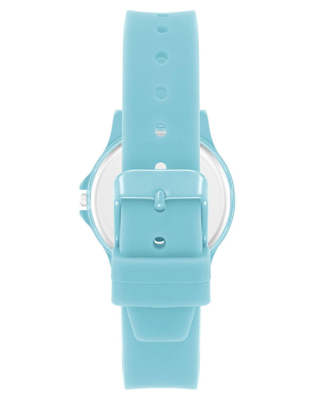 Blue Analog Fashion Watch with Rhine Stone Facing and Pin Buckle Closure One Size Women-Women&