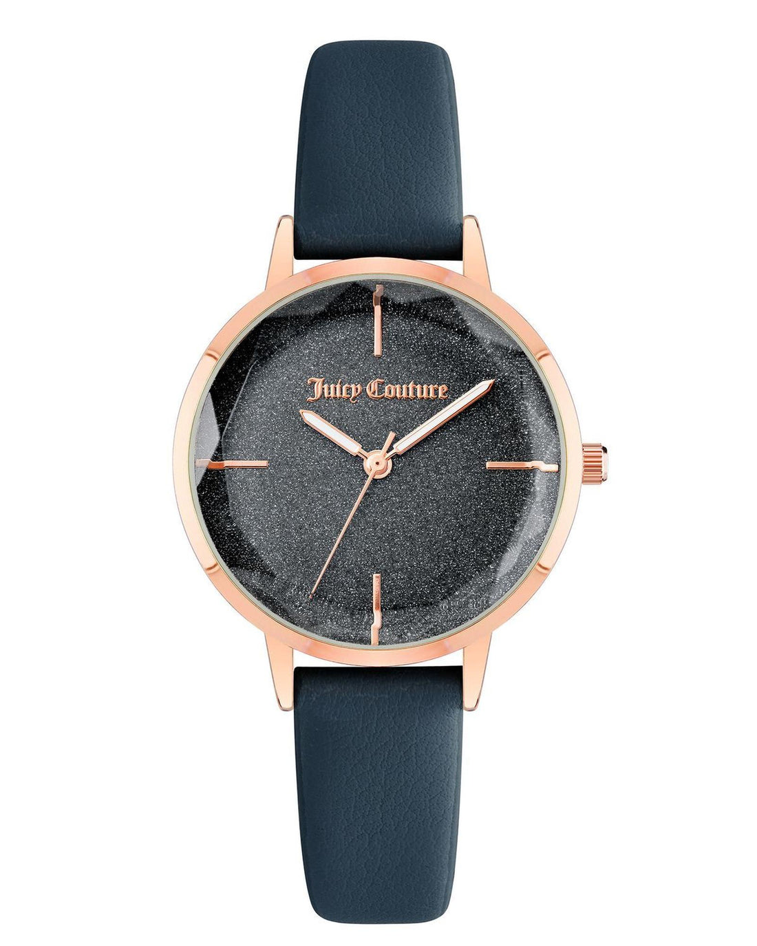 Rose Gold Fashion Analog Womens Watch with Leatherette Wristband One Size Women-Women&