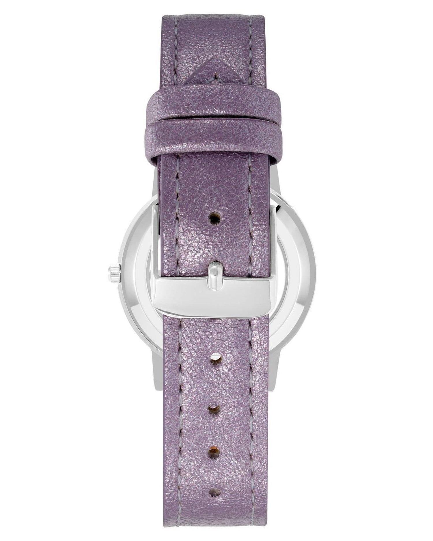 Silver Rhinestone Fashion Watch with Analog Display One Size Women-Women&